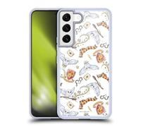 Head Case Designs Officially Licensed Harry Potter Hedwig Owl Pattern Deathly Hallows XIII Gel Case [Military Grade Protection] Compatible with Samsung Galaxy S22 5G and Compatible with MagSafe
