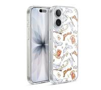 Head Case Designs Officially Licensed Harry Potter Hedwig Owl Pattern Deathly Hallows XIII Gel Case [Military Grade Protection] Compatible with Apple iPhone 17 and Compatible with MagSafe