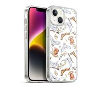 Head Case Designs Officially Licensed Harry Potter Hedwig Owl Pattern Deathly Hallows XIII Soft Gel Case Compatible With Apple iPhone 14