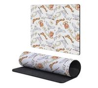 Head Case Designs Officially Licensed Harry Potter Hedwig Owl Pattern Graphics Gaming Office Desk PC Keyboard Mouse Mat Pad 9.84 x 11.81 x 0.12 inches (250 x 300 mm) - S