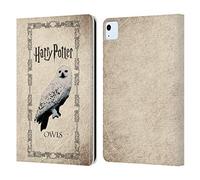 Head Case Designs Officially Licensed Harry Potter Hedwig Owl Prisoner Of Azkaban III Leather Wallet Case Compatible With Apple iPad Air 11 2020/2022/2024/2025