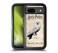 Head Case Designs Officially Licensed Harry Potter Hedwig Owl Prisoner Of Azkaban III Ultra-Armoured Shockproof Case [Military Grade Protection] Compatible With Google Pixel 8a