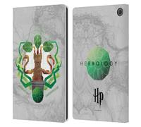 Head Case Designs Officially Licensed Harry Potter Herbology Deathly Hallows IV Leather Wallet Case Compatible With Amazon Fire Max 11 2023