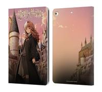 Head Case Designs Officially Licensed Harry Potter Hermione Granger Anime Celebration Leather Wallet Case Compatible With Apple iPad 9.7 2017 / iPad 9.7 2018