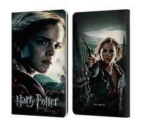 Head Case Designs Officially Licensed Harry Potter Hermione Granger Deathly Hallows VIII Leather Wallet Case Compatible With Kindle Paperwhite 1/2 / 3