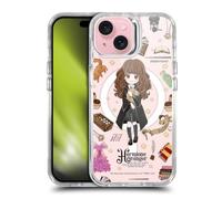 Head Case Designs Officially Licensed Harry Potter Hermione Granger Magical Icons Shockproof Bumper Case [Military Grade Protection] Compatible with Apple iPhone 15 and Compatible with MagSafe