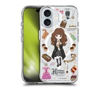 Head Case Designs Officially Licensed Harry Potter Hermione Granger Magical Icons Shockproof Bumper Case [Military Grade Protection] Compatible with Apple iPhone 16 and Compatible with MagSafe