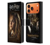 Head Case Designs Officially Licensed Harry Potter Hermione Granger Sorcerer's Stone II Leather Wallet Case Compatible With Apple iPhone 17 Pro Max