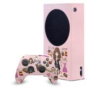 Head Case Designs Officially Licensed Harry Potter Hermione Pattern Graphics Game Console Wrap and Game Controller Skin Bundle Compatible With Xbox Series S