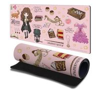 Head Case Designs Officially Licensed Harry Potter Hermione Pattern Graphics Gaming Office Desk PC Keyboard Mouse Mat Pad 23.62 x 11.81 x 0.12 inches (600 x 300 mm) - L