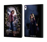 Head Case Designs Officially Licensed Harry Potter Hermione Poster Prisoner Of Azkaban IV Leather Wallet Case Compatible With Apple iPad Air 13 2024/2025
