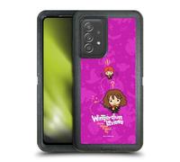 Head Case Designs Officially Licensed Harry Potter Hermione Ron Spell Deathly Hallows I Ultra-Armoured Shockproof Case [Military Grade Protection] Compatible With Galaxy A52 / A52s / 5G (2021)