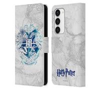 Head Case Designs Officially Licensed Harry Potter Hogwarts Aguamenti Deathly Hallows IX Leather Book Wallet Case Cover Compatible With Samsung Galaxy S23 5G