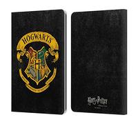 Head Case Designs Officially Licensed Harry Potter Hogwarts Crest Sorcerer's Stone I Leather Wallet Case Compatible With Kindle Paperwhite 1/2 / 3