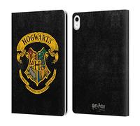 Head Case Designs Officially Licensed Harry Potter Hogwarts Crest Sorcerer's Stone I Leather Wallet Case Compatible With Apple iPad 10.9 2022/2025