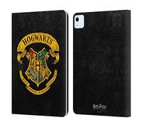 Head Case Designs Officially Licensed Harry Potter Hogwarts Crest Sorcerer's Stone I Leather Wallet Case Compatible With Apple iPad Air 11 2020/2022/2024