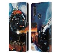 Head Case Designs Officially Licensed Harry Potter Hogwarts Express Prisoner Of Azkaban II Leather Book Wallet Case Cover Compatible With Motorola Moto E6s (2020)