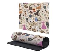 Head Case Designs Officially Licensed Harry Potter Hogwarts Pattern Graphics 9.84 x 11.81 x 0.12 inches (250 x 300 mm) - S Gaming Office Desk PC Keyboard Mouse Mat Pad
