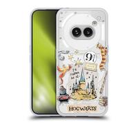 Head Case Designs Officially Licensed Harry Potter Hogwarts Scrapbook Memorabilia Gel Case [Military Grade Protection] Compatible With Nothing Phone (2a)