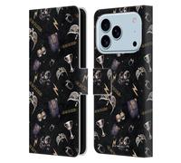 Head Case Designs Officially Licensed Harry Potter Horcruxes Pattern Dementors Kiss Leather Wallet Case Compatible With Apple iPhone 17 Pro