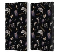 Head Case Designs Officially Licensed Harry Potter Horcruxes Pattern Dementors Kiss Leather Wallet Case Compatible With Amazon Fire Max 11 2023
