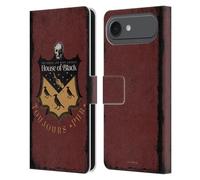 Head Case Designs Officially Licensed Harry Potter House Of Black Dementors Kiss Leather Wallet Case Compatible With Apple iPhone 17 Air