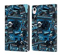 Head Case Designs Officially Licensed Harry Potter House Ravenclaw Badge Up Leather Wallet Case Compatible With Apple iPad mini (2021/2024)