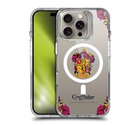 Head Case Designs Officially Licensed Harry Potter Houses Gryffindor SHOCKPROOF BUMPER CASE COMPATIBLE WITH Apple iPhone 16 Pro & MAGSAFE