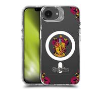 Head Case Designs Officially Licensed Harry Potter Houses Gryffindor SHOCKPROOF BUMPER CASE COMPATIBLE WITH Apple iPhone 16e & MAGSAFE
