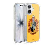 Head Case Designs Officially Licensed Harry Potter Hufflepuff Crest Chamber Of Secrets I Gel Case [Military Grade Protection] Compatible with Apple iPhone 17 and Compatible with MagSafe