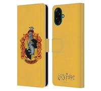 Head Case Designs Officially Licensed Harry Potter Hufflepuff Crest Chamber Of Secrets I Leather Wallet Case Compatible With Samsung Galaxy A07
