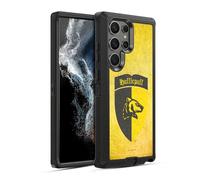 Head Case Designs Officially Licensed Harry Potter Hufflepuff Crest Sorcerer's Stone I Ultra-Armoured Shockproof Case [Military Grade Protection] Compatible With Samsung Galaxy S22 Ultra 5G