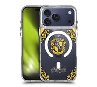 Head Case Designs Officially Licensed Harry Potter Hufflepuff Houses Shockproof Bumper Case [Military Grade Protection] Compatible with Apple iPhone 17 Pro Max and Compatible with MagSafe