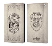 Head Case Designs Officially Licensed Harry Potter Hufflepuff Parchment Sorcerer's Stone I Leather Wallet Case Compatible With Fire HD 8/Fire HD 8 Plus 2020