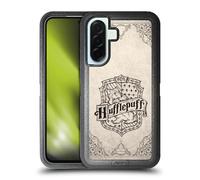 Head Case Designs Officially Licensed Harry Potter Hufflepuff Parchment Sorcerer's Stone I Ultra-Armoured Shockproof Case [Military Grade Protection] Compatible With Samsung Galaxy A36 5G