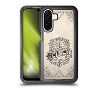 Head Case Designs Officially Licensed Harry Potter Hufflepuff Parchment Sorcerer's Stone I Ultra-Armoured Shockproof Case [Military Grade Protection] Compatible With Samsung Galaxy A26 5G