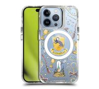 Head Case Designs Officially Licensed Harry Potter Hufflepuff Pattern Magical Icons Shockproof Bumper Case [Military Grade Protection] Compatible with Apple iPhone 13 Pro and Compatible with MagSafe