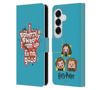 Head Case Designs Officially Licensed Harry Potter I Solemnly Swear Deathly Hallows I Leather Wallet Case Compatible With Samsung Galaxy S26