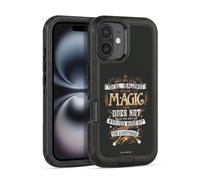 Head Case Designs Officially Licensed Harry Potter Just Because Magic Molly Deathly Hallows XIV Ultra-Armoured Shockproof Case [Military Grade Protection] Compatible With Apple iPhone 16