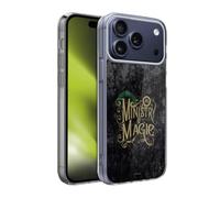 Head Case Designs Officially Licensed Harry Potter Locations Typography Ministry Of Magic Soft Gel Case for Apple iPhone 17 Pro Max