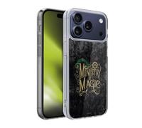 Head Case Designs Officially Licensed Harry Potter Locations Typography Ministry Of Magic Soft Gel Case for Apple iPhone 17 Pro