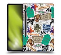 Head Case Designs Officially Licensed Harry Potter Logo Collage Locations Typography Gel Case [Military Grade Protection] Compatible With Samsung Galaxy Tab S8 Plus