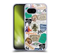 Head Case Designs Officially Licensed Harry Potter Logo Collage Locations Typography Gel Case [Military Grade Protection] Compatible With Google Pixel 9A