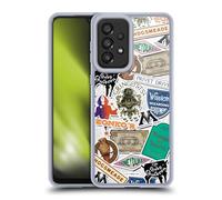 Head Case Designs Officially Licensed Harry Potter Logo Collage Locations Typography Gel Case [Military Grade Protection] Compatible With Galaxy A33 5G (2022)