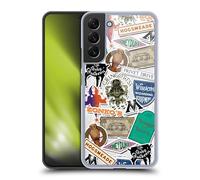 Head Case Designs Officially Licensed Harry Potter Logo Collage Locations Typography Hard Back Case Compatible With Samsung Galaxy S22+ 5G