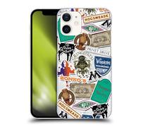 Head Case Designs Officially Licensed Harry Potter Logo Collage Locations Typography Hard Back Case Compatible With Apple iPhone 12 Mini