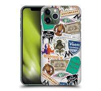 Head Case Designs Officially Licensed Harry Potter Logo Collage Locations Typography Hard Back Case Compatible With Apple iPhone 11 Pro