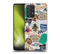 Head Case Designs Officially Licensed Harry Potter Logo Collage Locations Typography Hard Back Case Compatible With Galaxy A52 / A52s / 5G (2021)