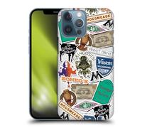 Head Case Designs Officially Licensed Harry Potter Logo Collage Locations Typography Hard Back Case Compatible With Apple iPhone 13 Pro Max