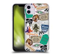 Head Case Designs Officially Licensed Harry Potter Logo Collage Locations Typography Hard Back Case Compatible With Apple iPhone 11